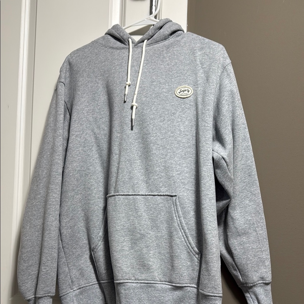 Sozo Gray Sweatshirt Classic Pullover Style